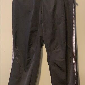 Obermyer women’s ski pants size 14 Black with White Stripes